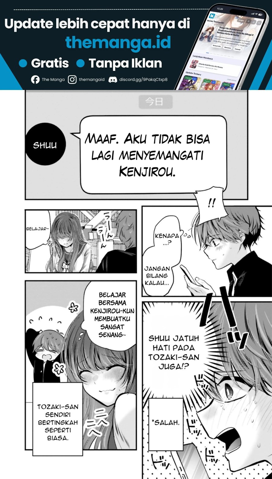 Tozaki-san wa Boku ni Dake Tsumetai Chapter 18 halaman 25