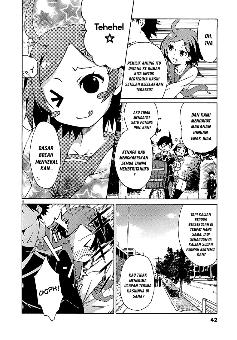 Yahari Ore no Seishun Love Come wa Machigatteiru Chapter 2.1 halaman 4
