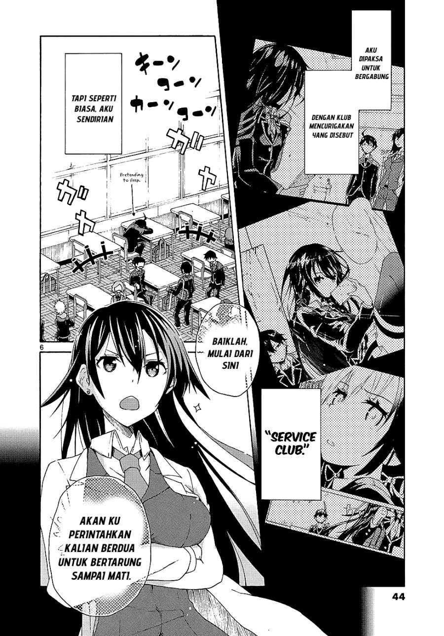 Yahari Ore no Seishun Love Come wa Machigatteiru Chapter 2.1 halaman 6