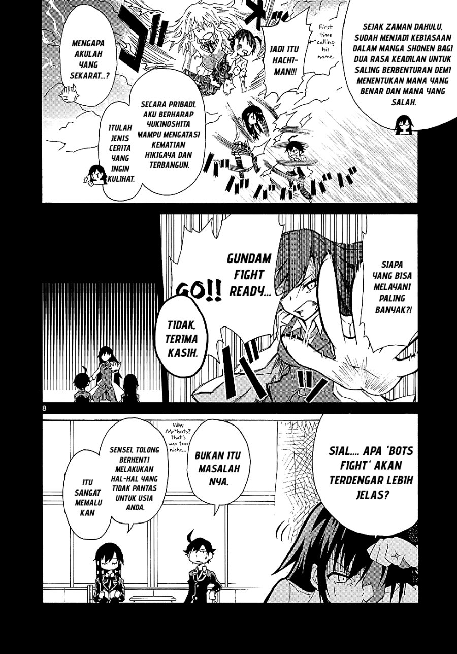 Yahari Ore no Seishun Love Come wa Machigatteiru Chapter 2.1 halaman 8