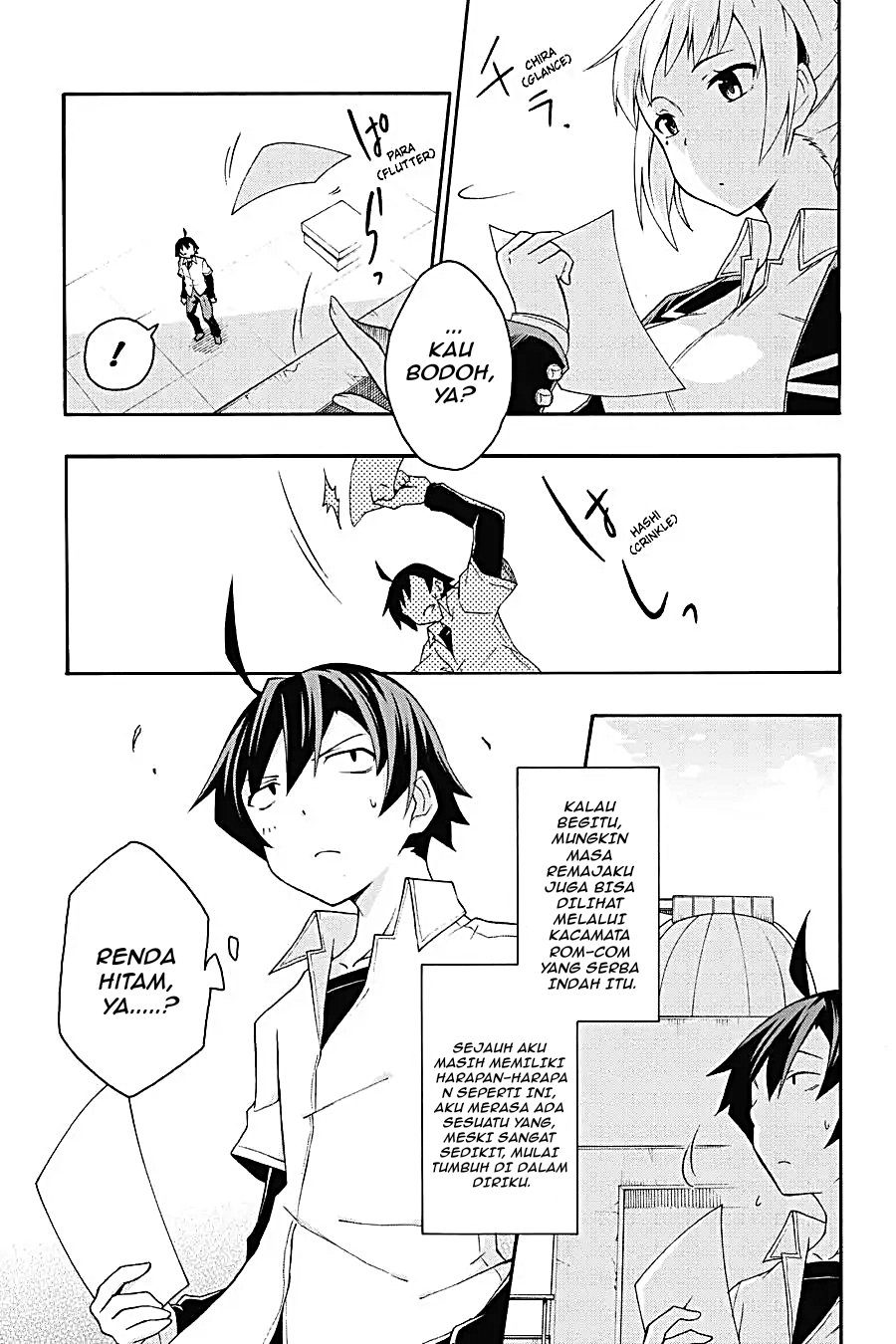 Yahari Ore no Seishun Love Come wa Machigatteiru Chapter 9.1 halaman 3