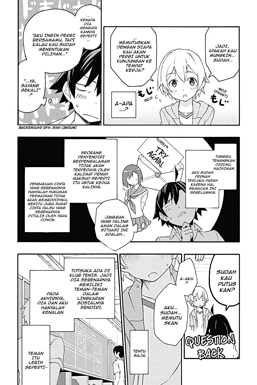 Yahari Ore no Seishun Love Come wa Machigatteiru Chapter 9.1 halaman 7