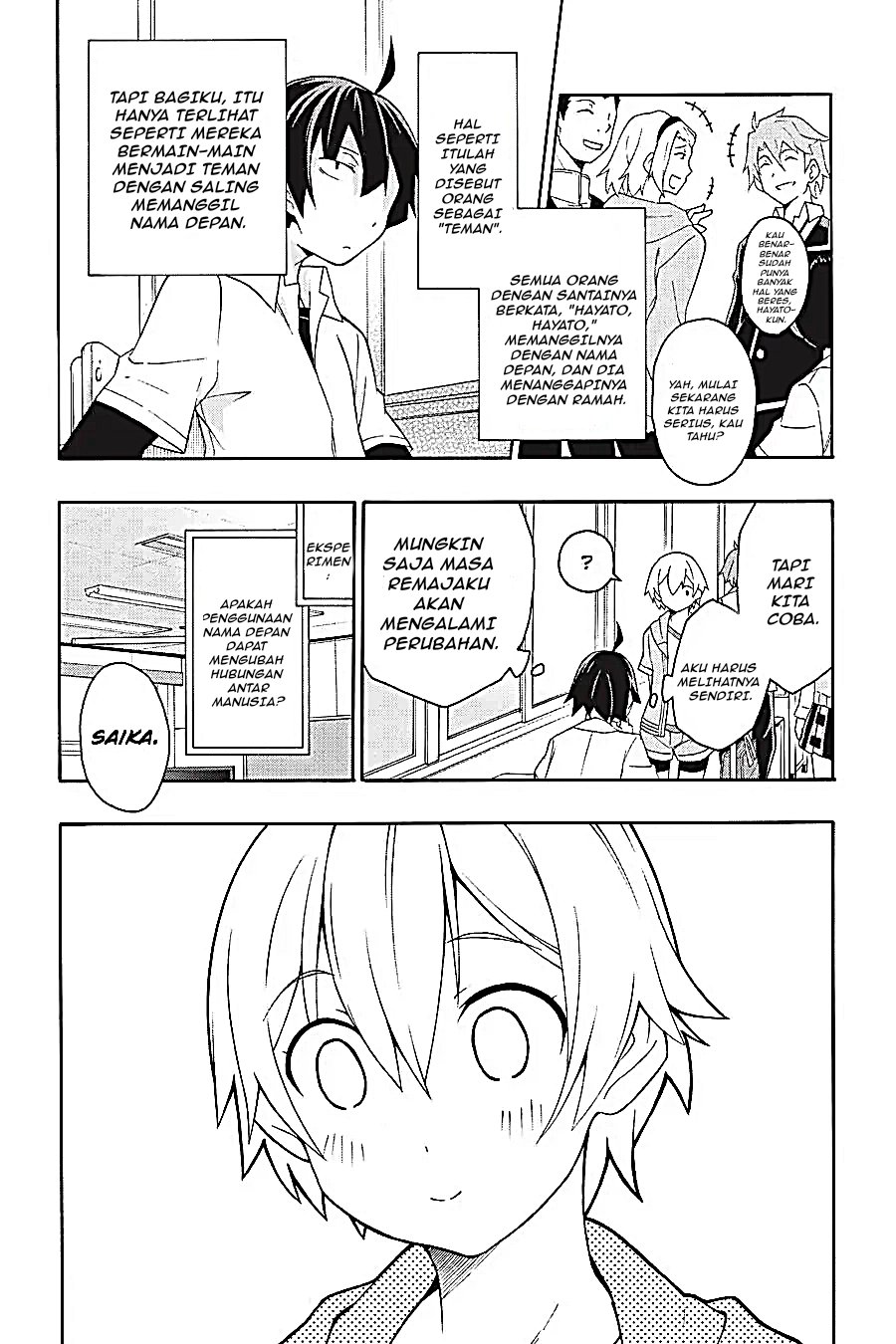 Yahari Ore no Seishun Love Come wa Machigatteiru Chapter 9.1 halaman 8