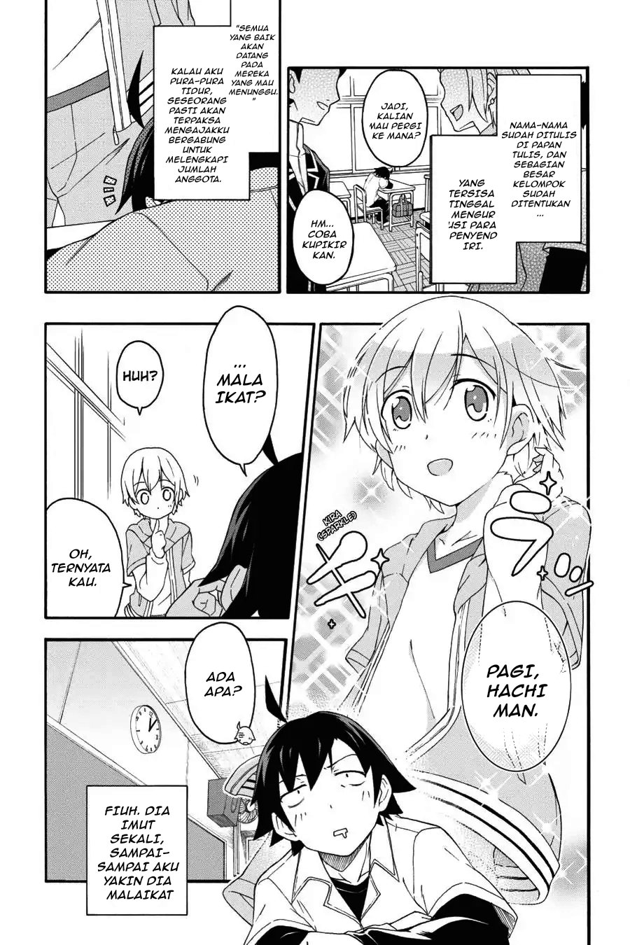 Yahari Ore no Seishun Love Come wa Machigatteiru Chapter 10.3 halaman 1